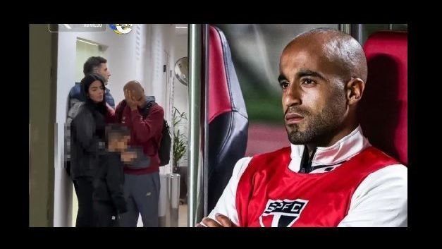 Lucas Moura é flagrado chorando após queda do são Paulo na Libertadores
