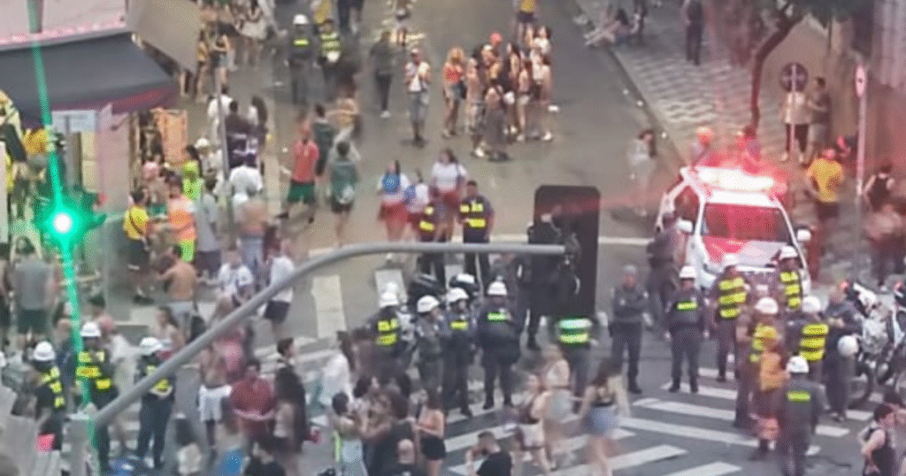 Estudantes da USP denunciam uso de spray de pimenta pela PM em Peruada