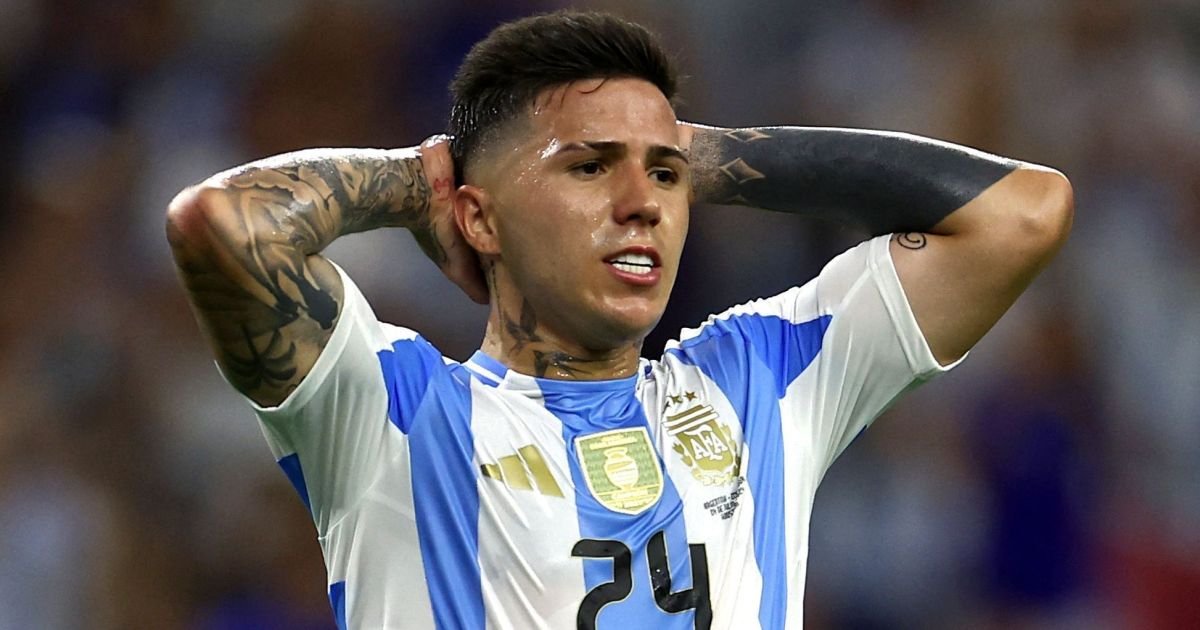 Lesionado, Enzo Fernandez é cortado da Seleção argentina