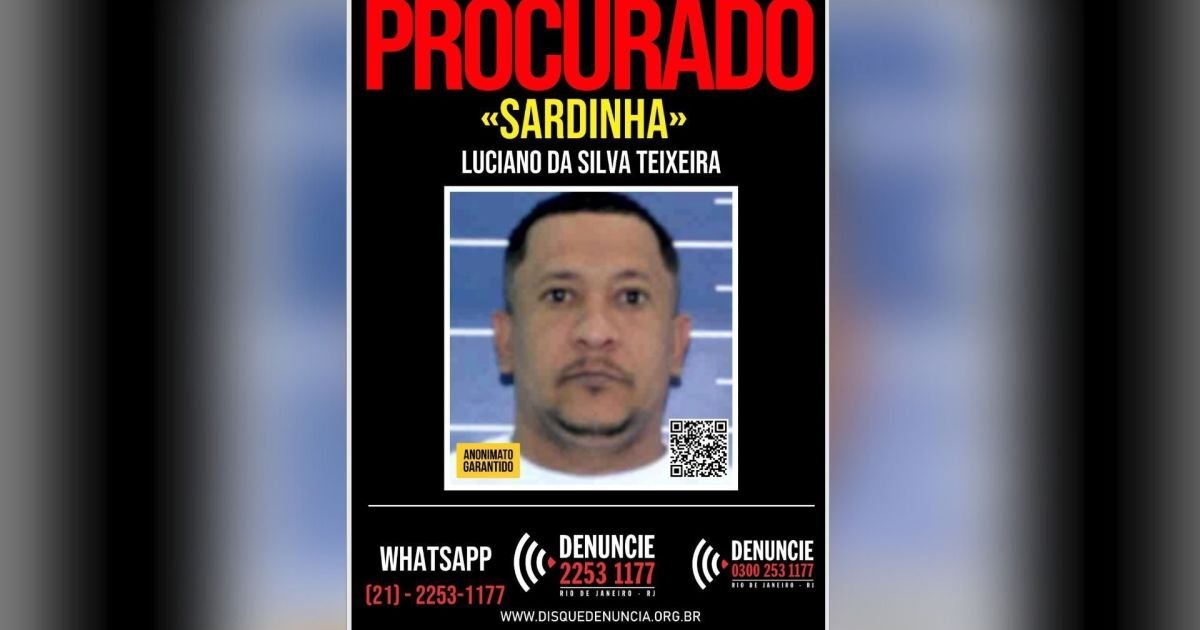 Quem é “Sardinha”, traficante procurado pelo Bope em operação emergencial