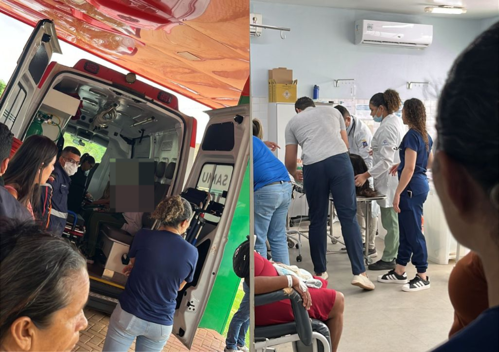 Sete estudantes passam mal em escola de Picos e recebem atendimento médico