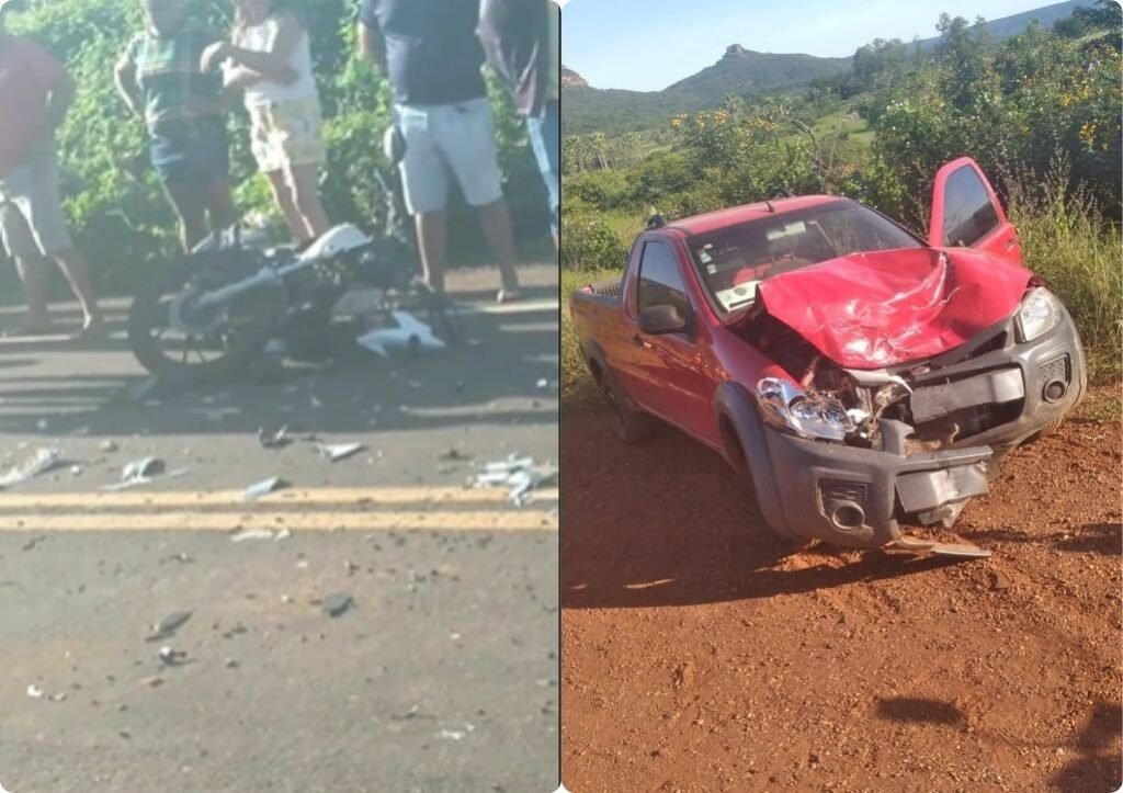 Acidente fatal em Picos: servente de pedreiro morre após colisão entre carro e moto