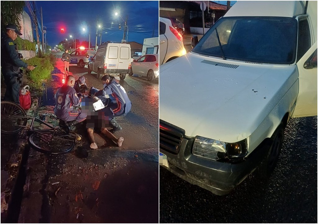 Ciclista morre em acidente com carro no bairro Buenos Aires, em Teresina