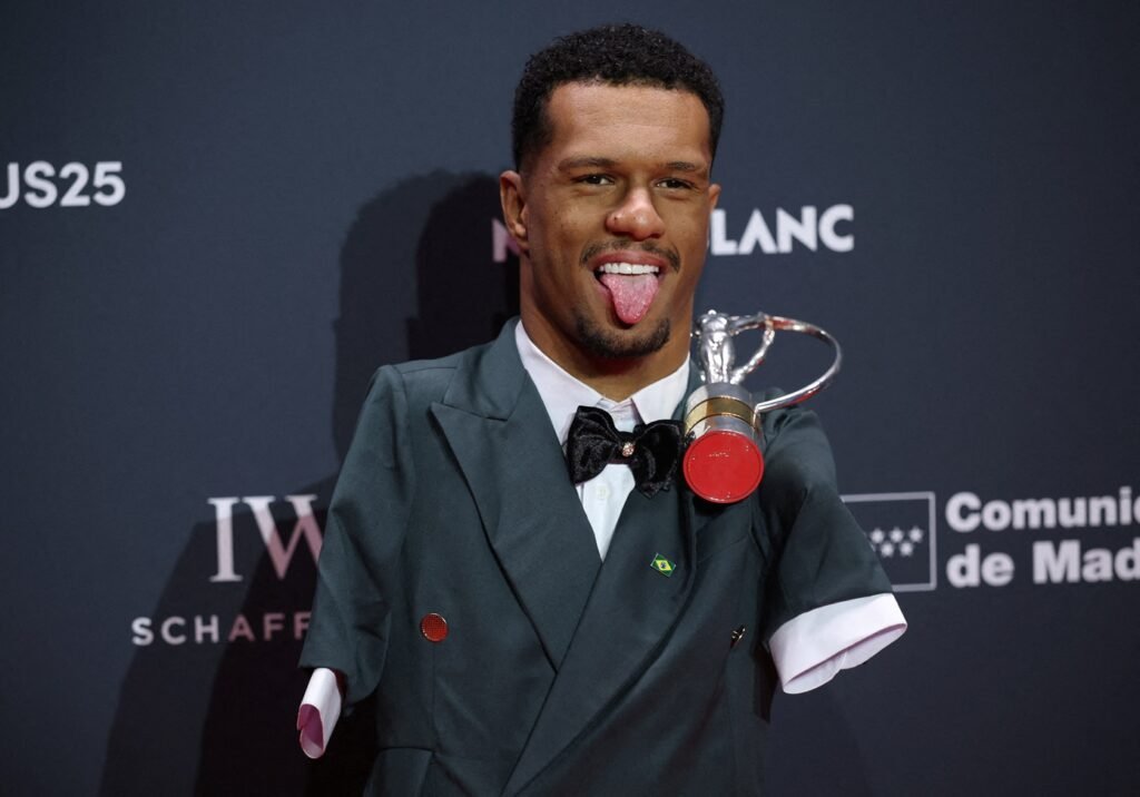 Gabriel Araújo é eleito melhor atleta paralímpico do mundo no Prêmio Laureus