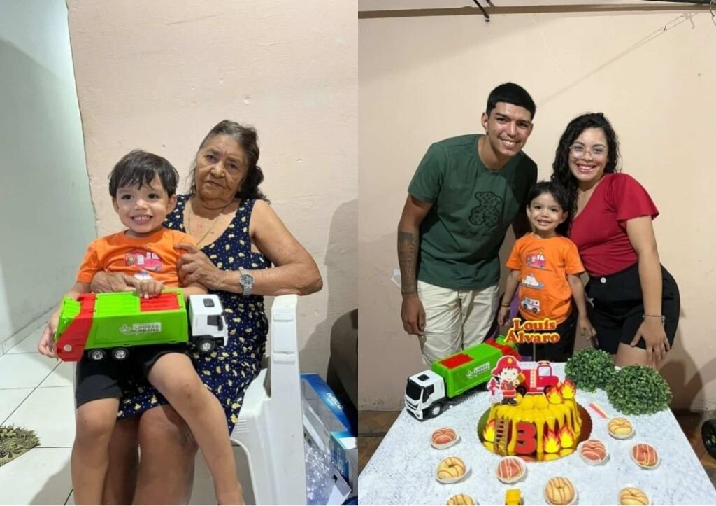 Criança de 3 anos faz café da manhã para garis em Parnaíba