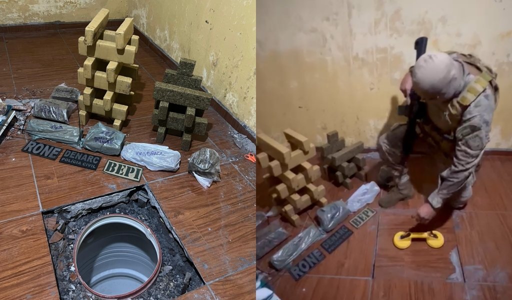 Polícia apreende 20 kg de drogas escondidas em imóvel de Teresina