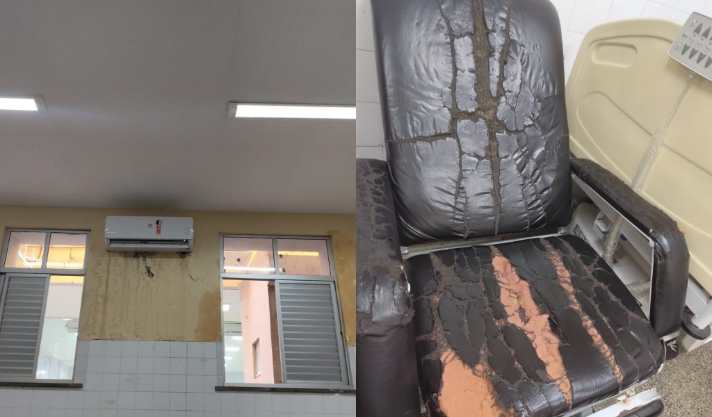 Pacientes relatam problemas estruturais e de climatização no HGV em Teresina