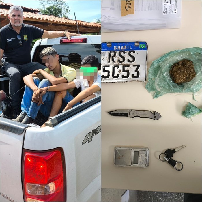 Homem e adolescente são detidos após roubo e desmanche de moto no Piauí