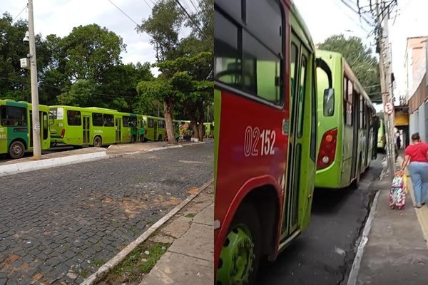 Greve de motoristas e cobradores paralisam transporte em Teresina