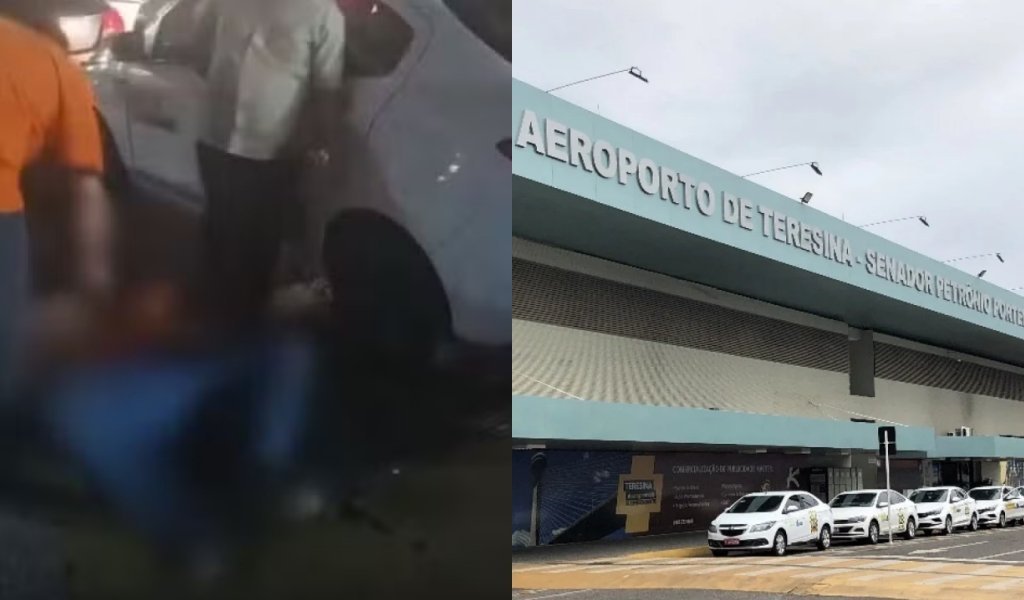 Motorista de aplicativo é esfaqueado por taxista no Aeroporto de Teresina