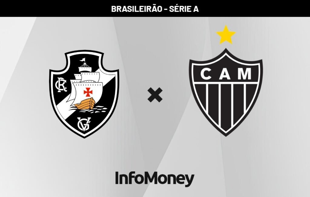 Vasco enfrenta Atlético-mg hoje no Brasileirão 2026; saiba onde assistir