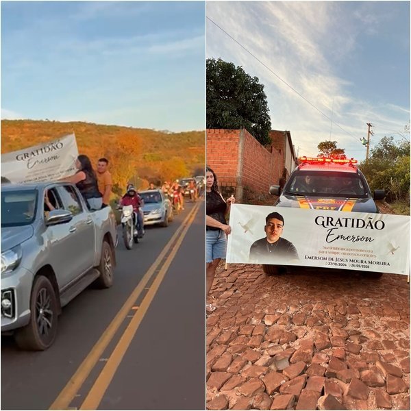 Familiares e amigos pedem justiça em carreata por estudante morto em Picos