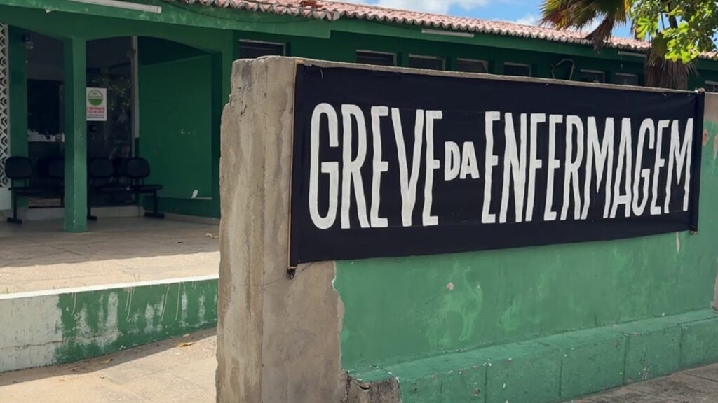 Greve dos profissionais de enfermagem em Parnaíba pede reajuste e plano de carreira