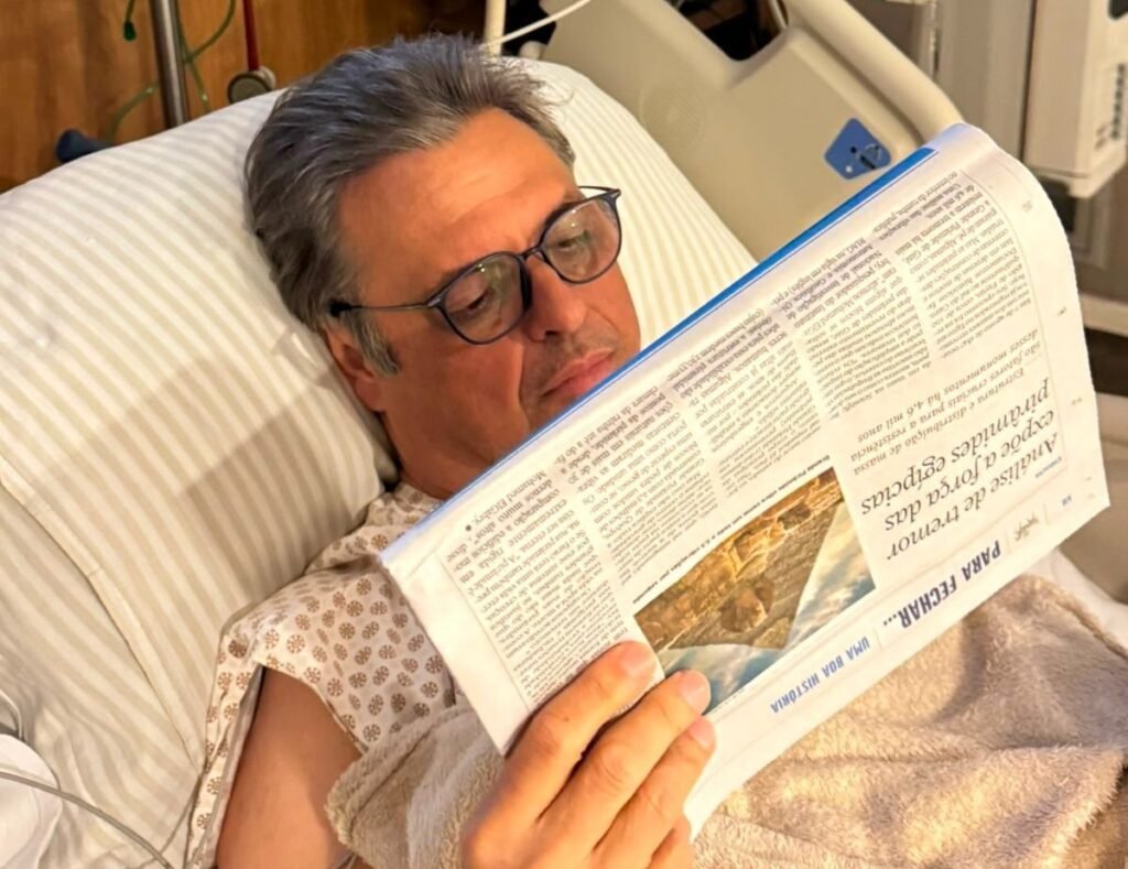 Júlio Arcoverde compartilha foto do hospital e agradece apoio em sua recuperação