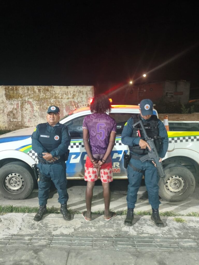 Suspeito de homicídio é detido durante patrulhamento em Amarante, Piauí