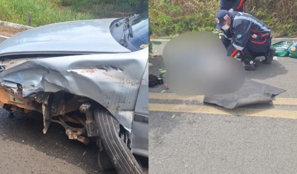 Motociclista morre após acidente na Pi-236; pé foi esmagado