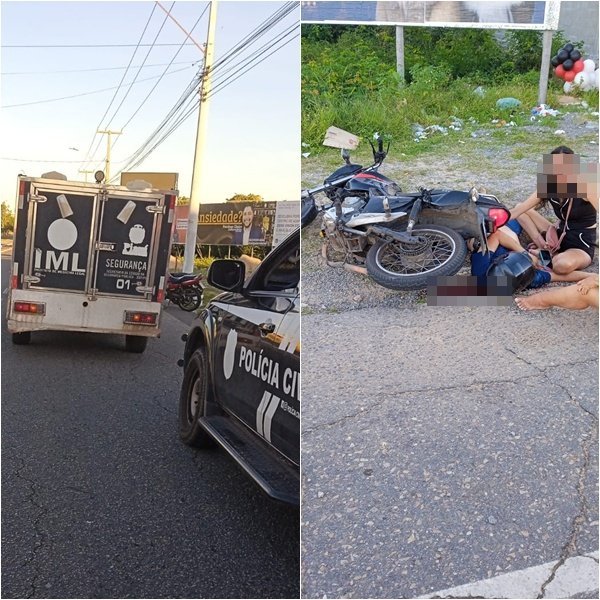 Motociclista morre após acidente com poste em Parnaíba, Piauí