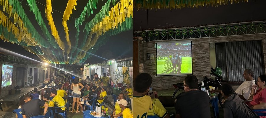 Teresina se une em decoração de ruas para apoiar o hexacampeonato do Brasil