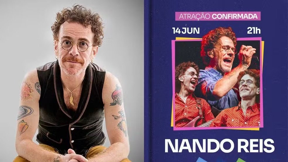 Nando Reis se apresenta gratuitamente no encerramento do Salipi em Teresina