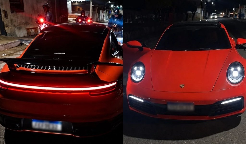 Motorista de Porsche é liberado após pagar fiança por manobras perigosas no Piauí