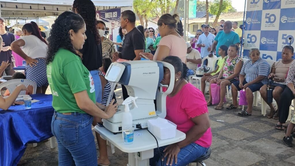 Serviços de oftalmologia gratuitos são oferecidos na zona Norte de Teresina