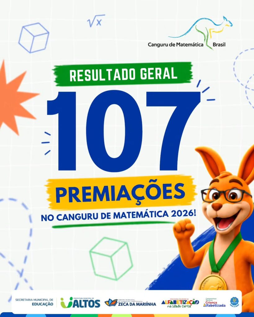 Altos conquista 107 prêmios no Concurso Canguru de Matemática 2026