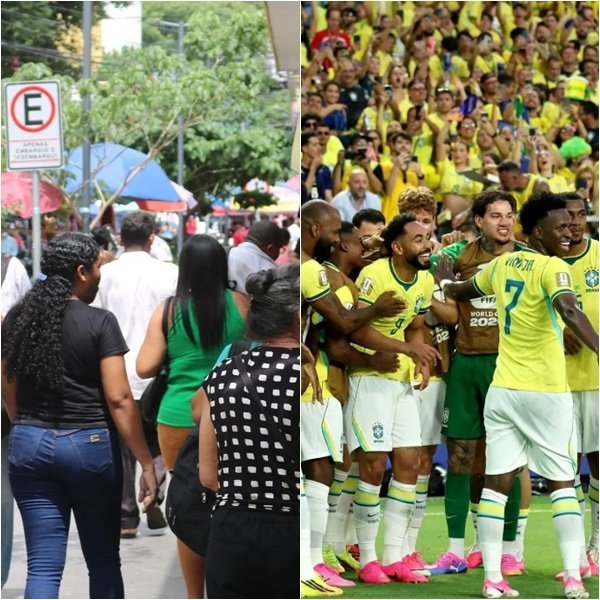 Mudanças nos horários do comércio e serviços públicos em Teresina para jogo do Brasil