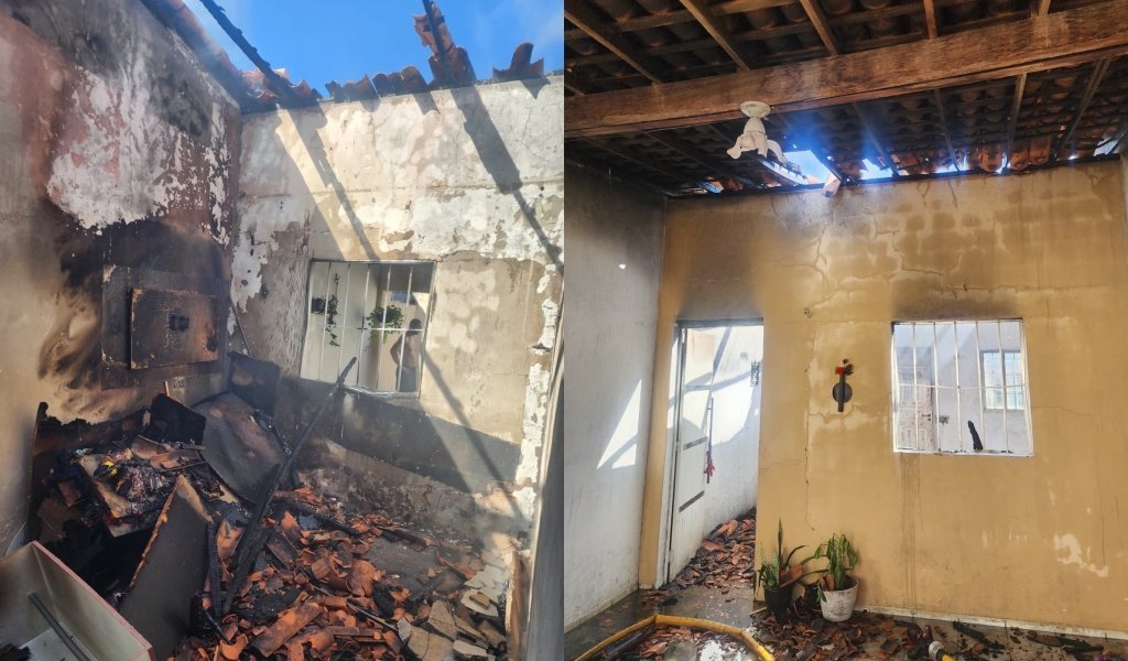 Incêndio em residência na zona Leste de Teresina deixa irmãos feridos
