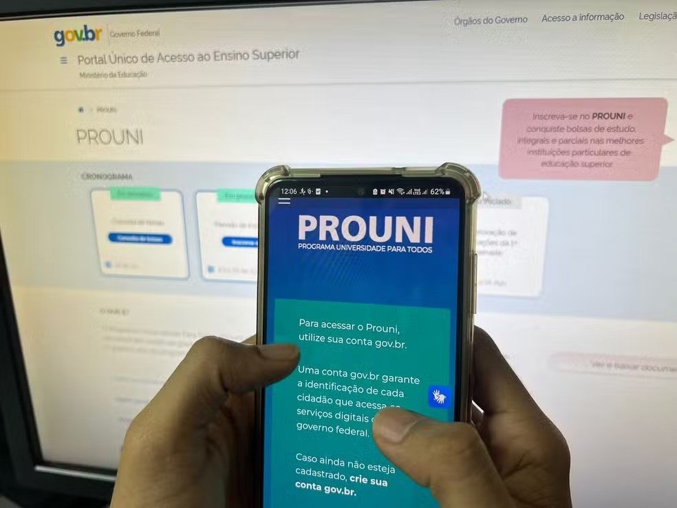 Prouni 2026: inscrições prorrogadas até este domingo (12)
