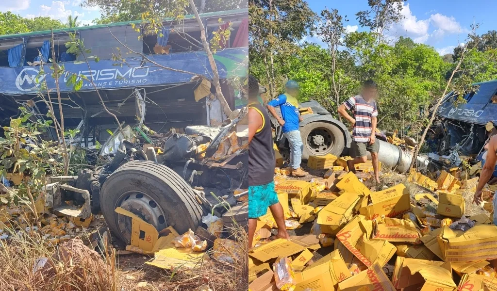 Acidente na Br-316: ônibus sem passageiros colide e deixa dois mortos