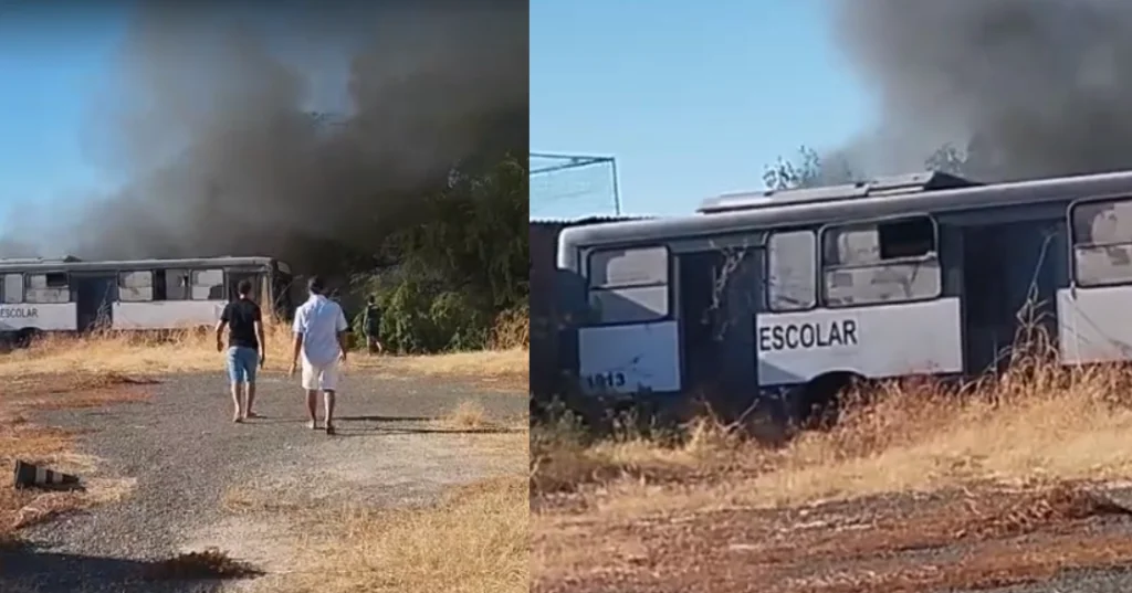 Incêndio atinge garagem com ônibus desativados em Picos e é controlado