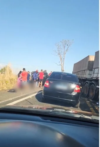 Acidente fatal entre carro e caminhão na Br-316 em Barro Duro