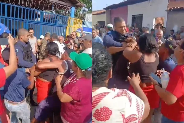 Confusão em escola de votação em Teresina resulta em detenção por injúria racial