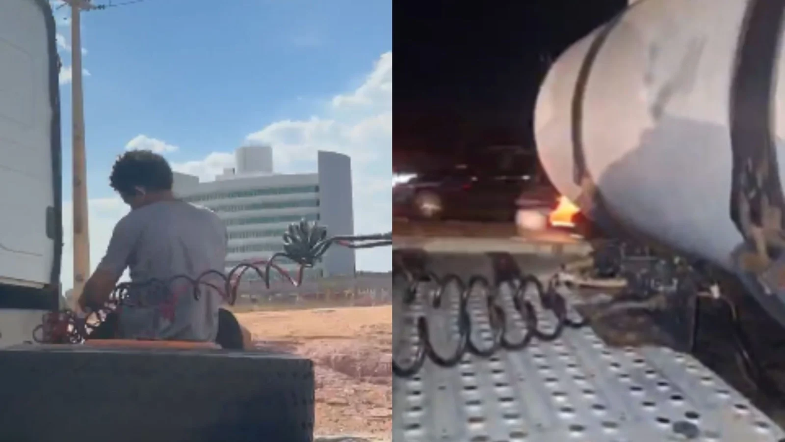 Furtos de caminhões em movimento chocam Teresina; vídeos mostram ação criminosa