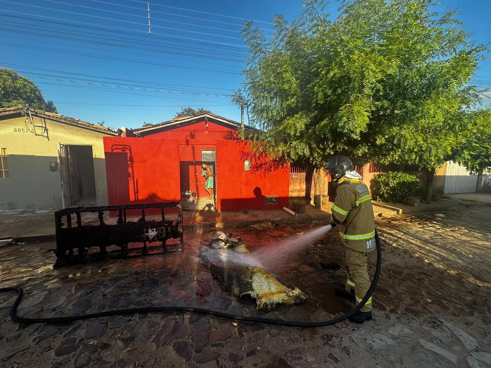 Incêndio em Piripiri: ventilador causa danos em residência