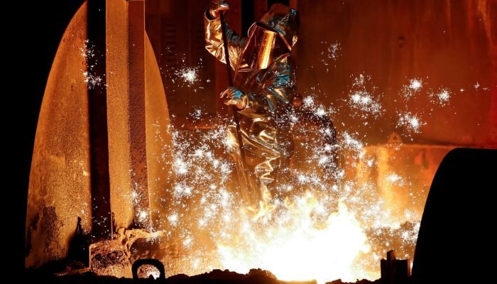 Fábrica da ThyssenKrupp em Duisburg, na Alemanha (Foto: Wolfgang Rattay/Reuters)