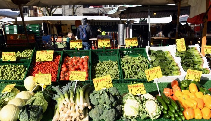 Mercado em Berlim, na Alemanha (Foto: Annegret Hilse/Reuters)