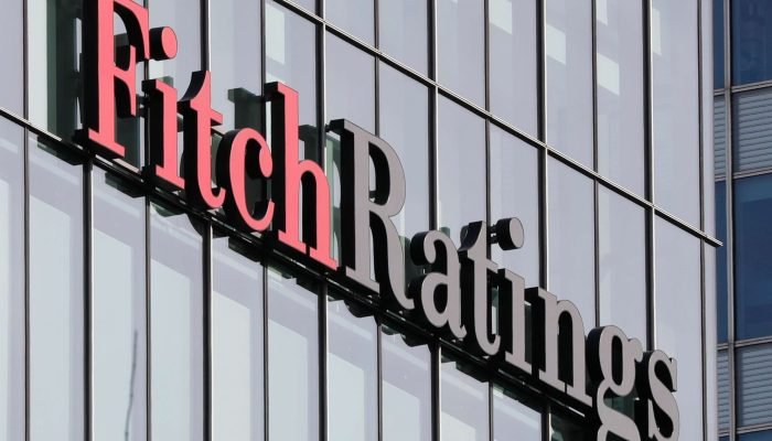 Logotipo da Fitch Ratings no escritório da agência em Londres, no Reino Unido (Foto: Reinhard K...