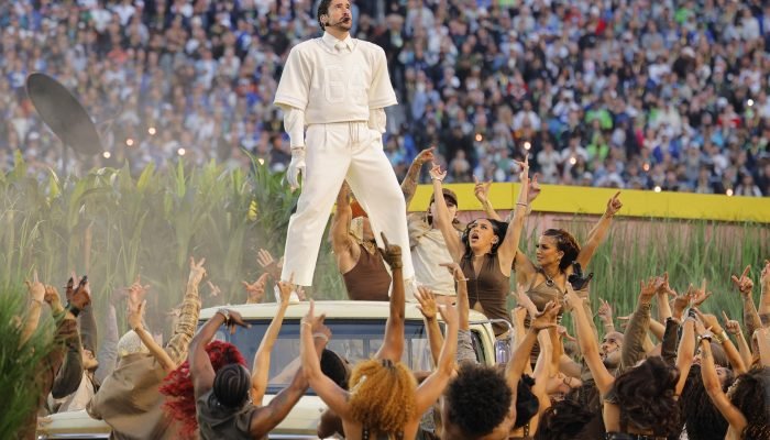 Super Bowl LX - Show do Intervalo - New England Patriots x Seattle Seahawks - Levi's Stadium, San...