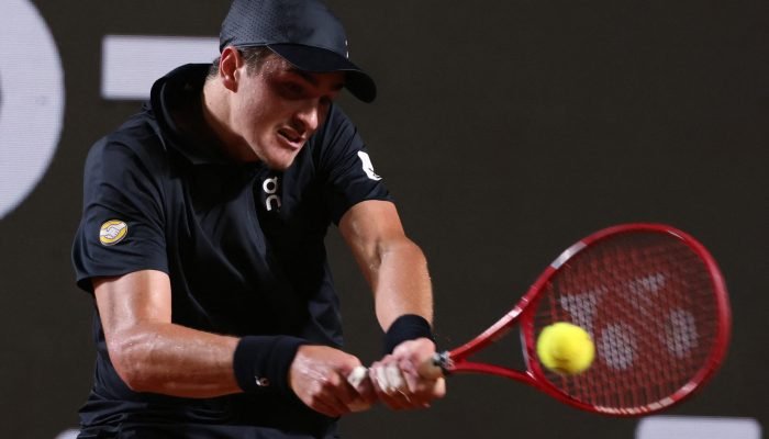 Tênis - Rio Open - Jockey Club Brasileiro, Rio de Janeiro, Brasil - 19 de fevereiro de 2026 O br...