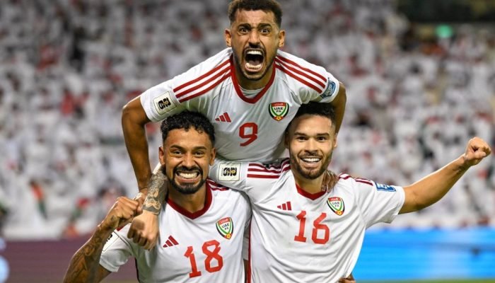 Emirados Árabes ficam perto da Copa de 2026 após gols brasileiros