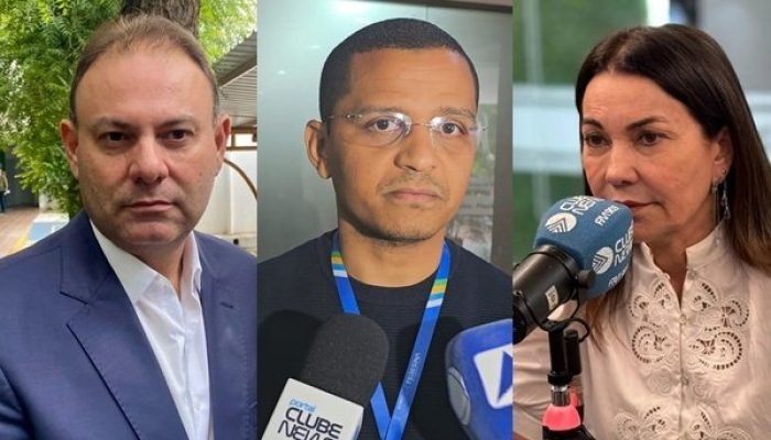 Jeová Alencar, Ismael Silva e Margarete Coelho (Foto: ClubeNews)