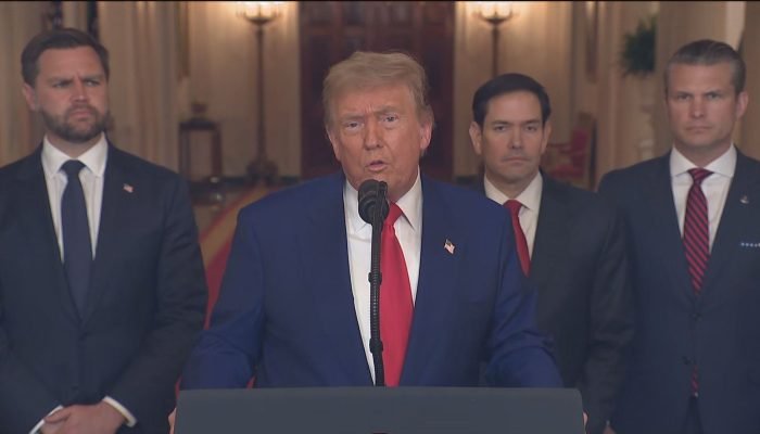 Trump anuncia ataque dos EUA contra instalações nucleares do Irã