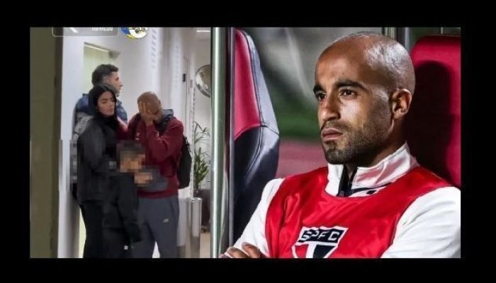 Lucas Moura é flagrado chorando após queda do são Paulo na Libertadores