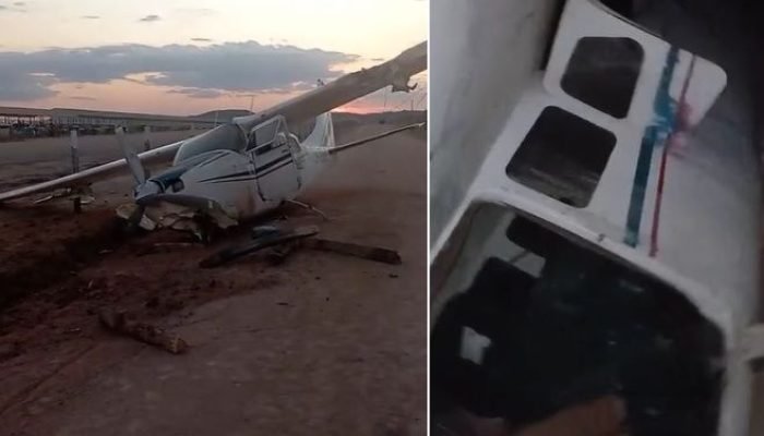 PF prende tripulantes de avião que caiu com quase meia tonelada de cocaína