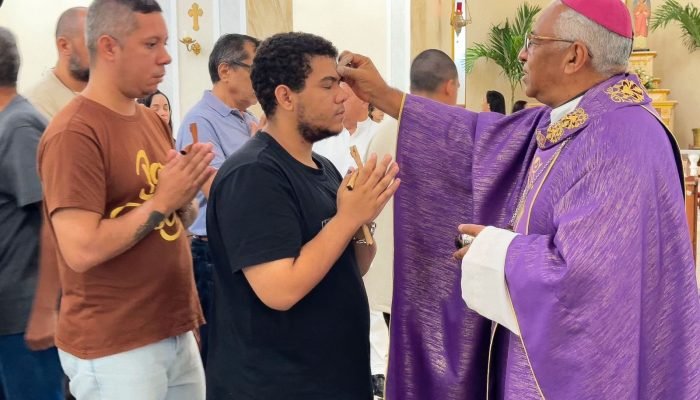 Quarta-feira de Cinzas em Teresina (Foto: Arquidiocese de Teresina)