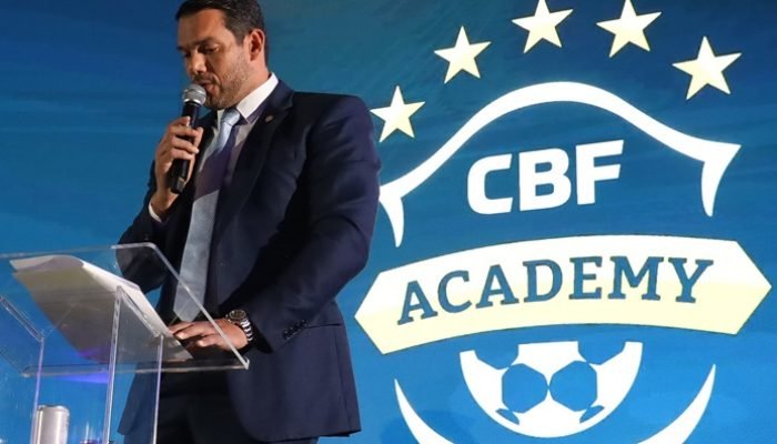 SP - FUTEBOL/SUMMIT CBF ACADEMY/ANCELOTTI/XAUD - ESPORTES - O presidente da Confederação Brasil...