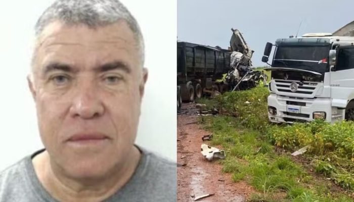 Caminhoneiro de 59 anos morre em acidente com caminhão-tanque no Sul do PI — Foto: Baixa Grand...