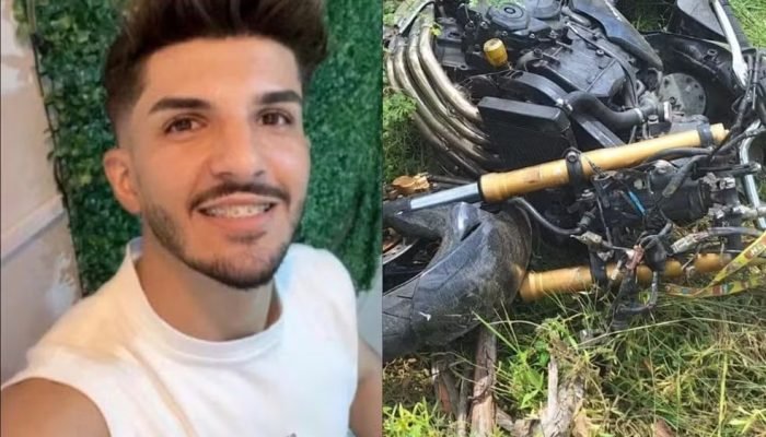Jailson Jhonatas de Souza Silva, de 24 anos, morreu em um acidente de moto. (Foto: reprodução)