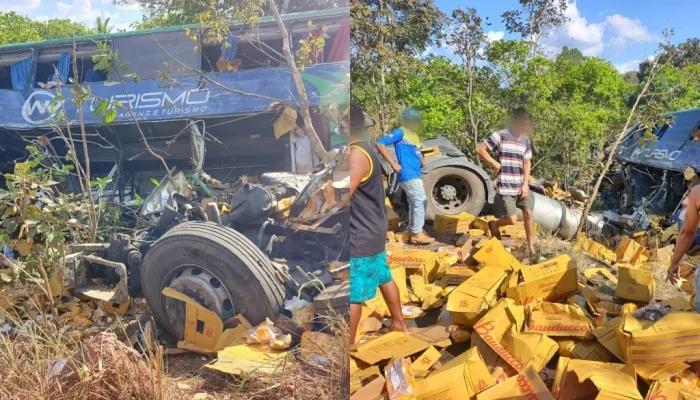 Acidente na Br-316: ônibus sem passageiros colide e deixa dois mortos
